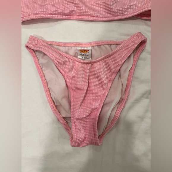 baby pink vintage bikini set - Picture 2 of 6